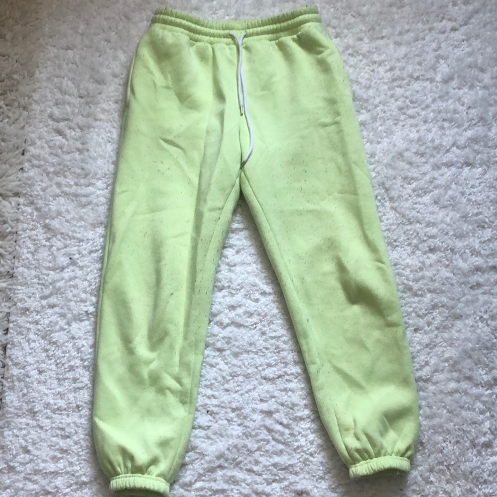 Lime Green Sweatpants